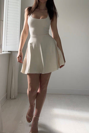 Tia Reversible Mini Dress in Organic Bamboo