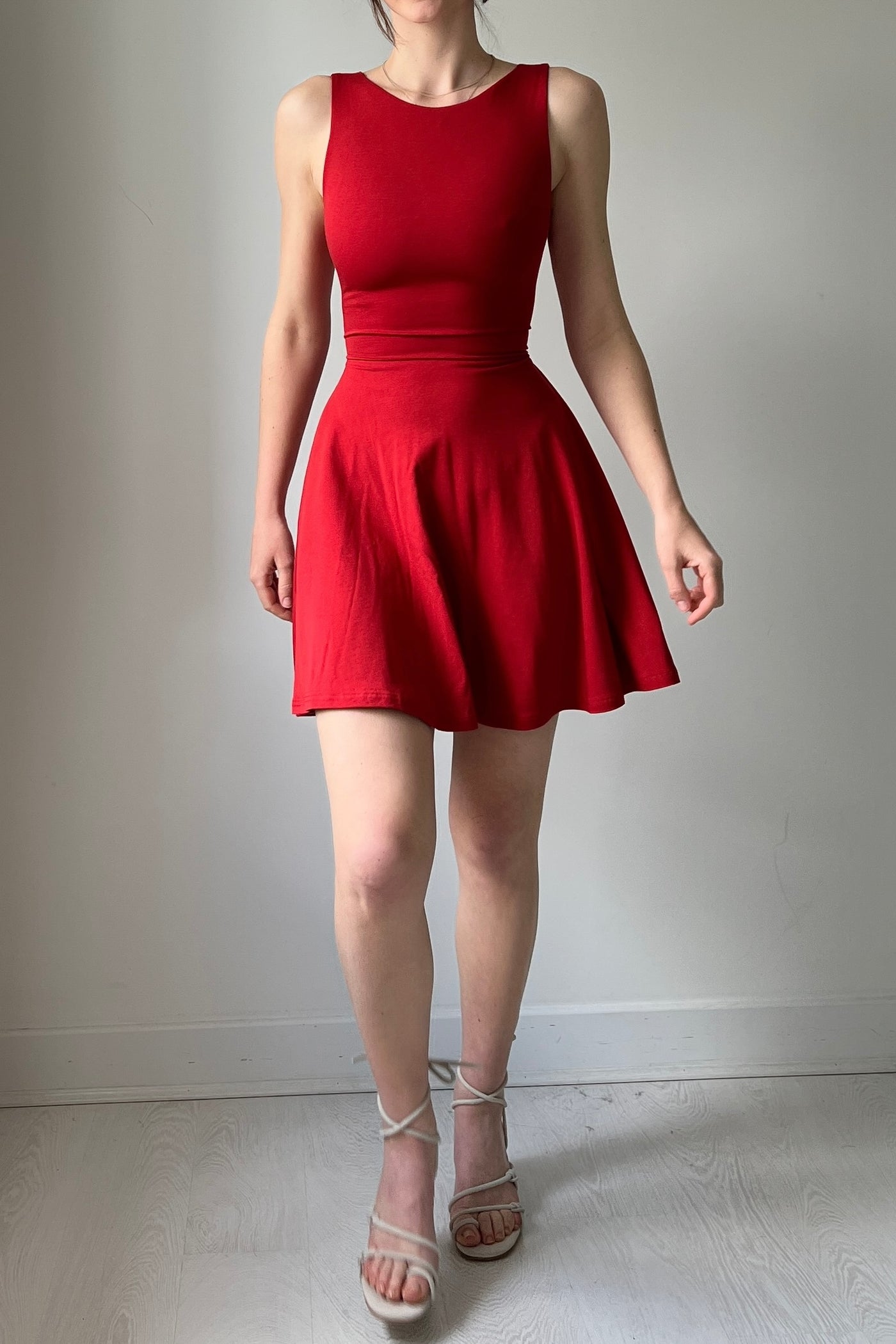 Tia Reversible Mini Dress in Organic Bamboo