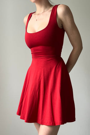 Tia Reversible Mini Dress in Organic Bamboo