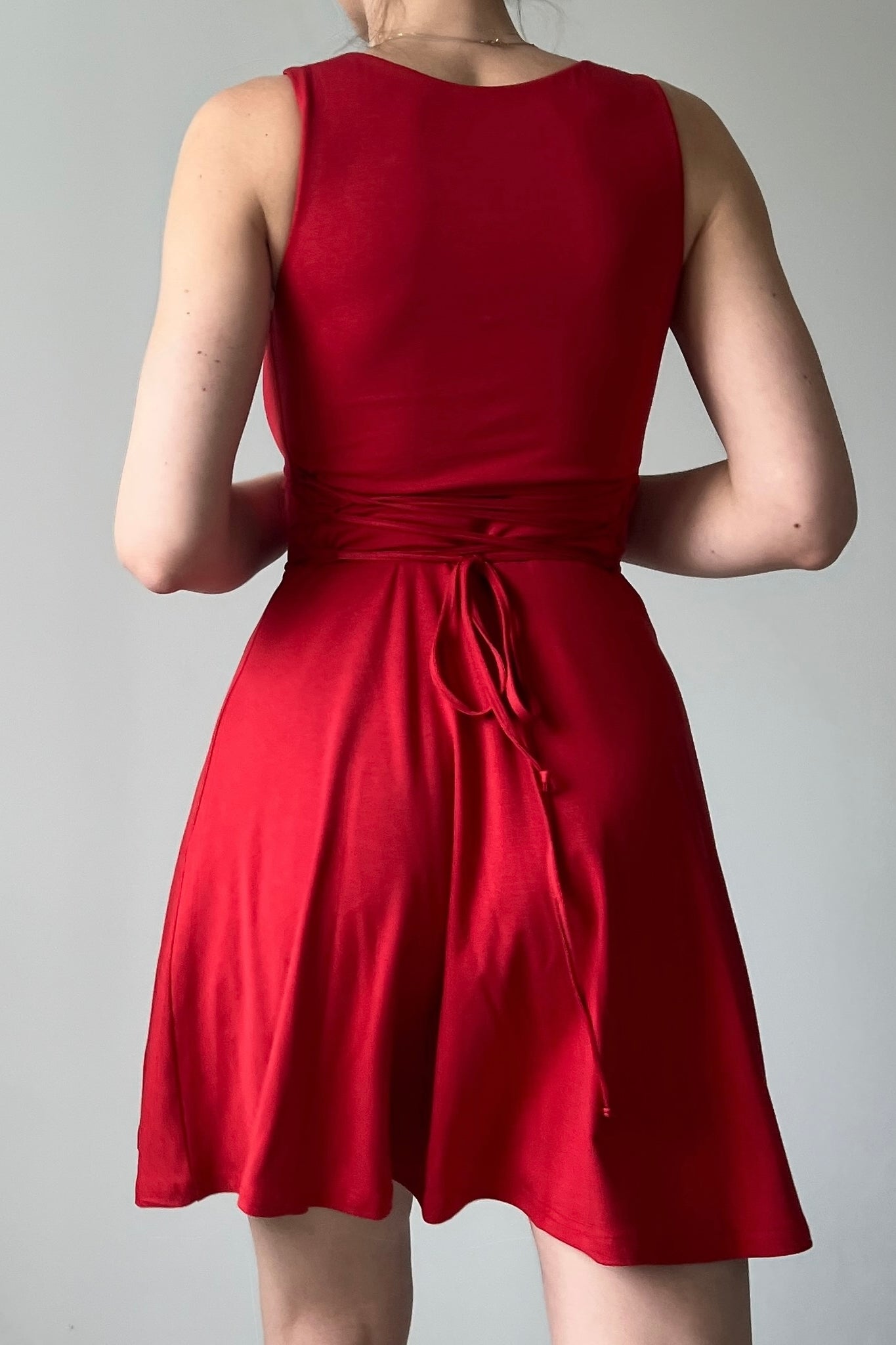 Tia Reversible Mini Dress in Organic Bamboo