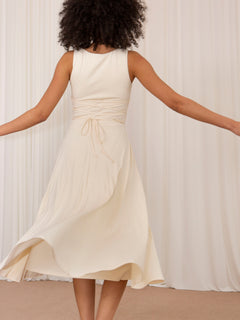 Juni Midi Dress in Bamboo