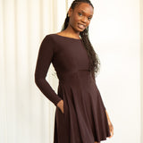 Rene Reversible Mini Dress in Recycled ITY
