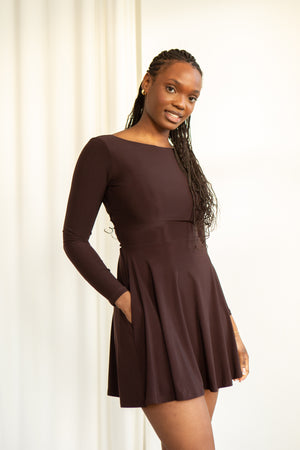 Rene Reversible Mini Dress in Recycled ITY