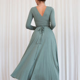 Ballet Wrap Top in Bamboo