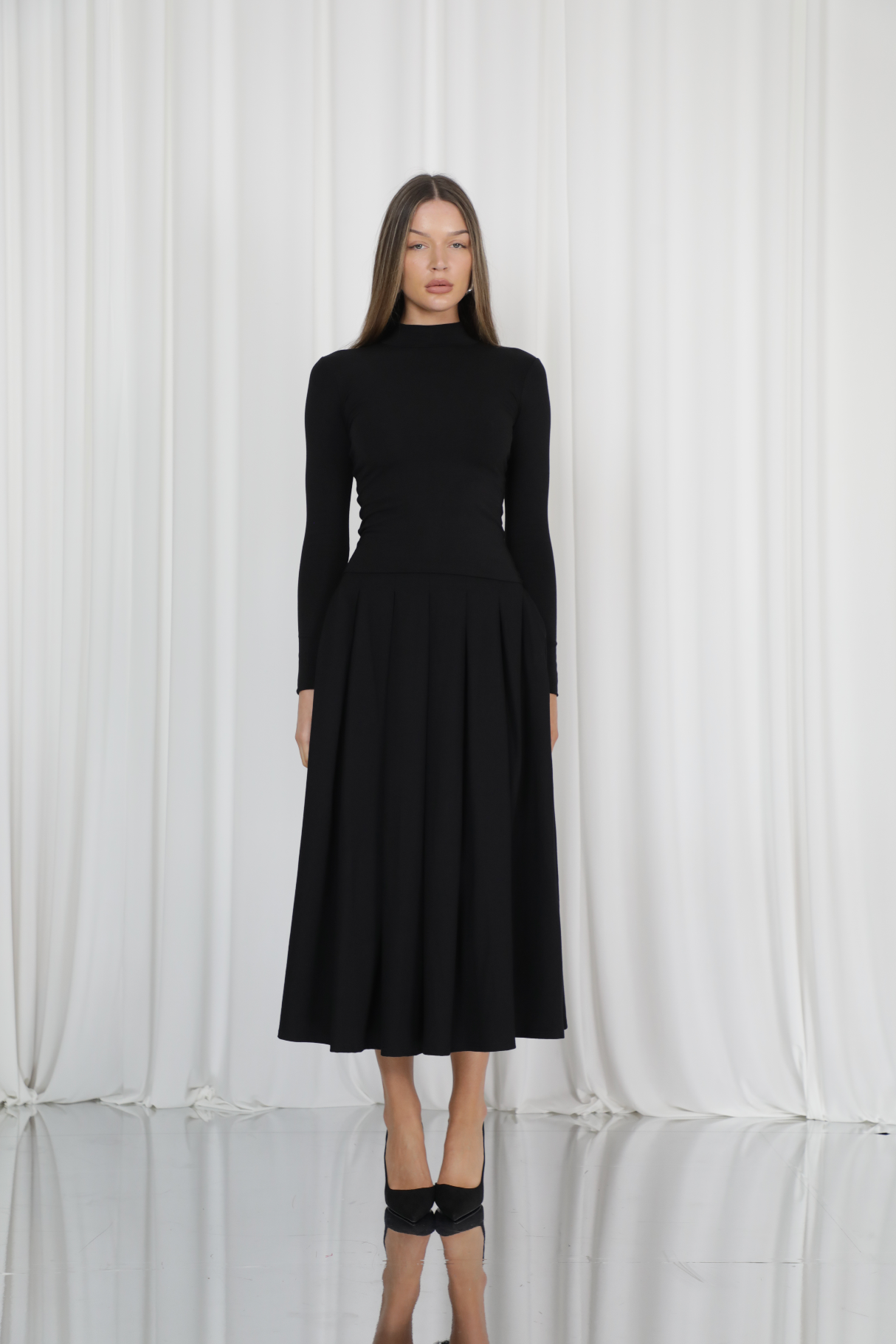 Fletcher Pleated Skirt