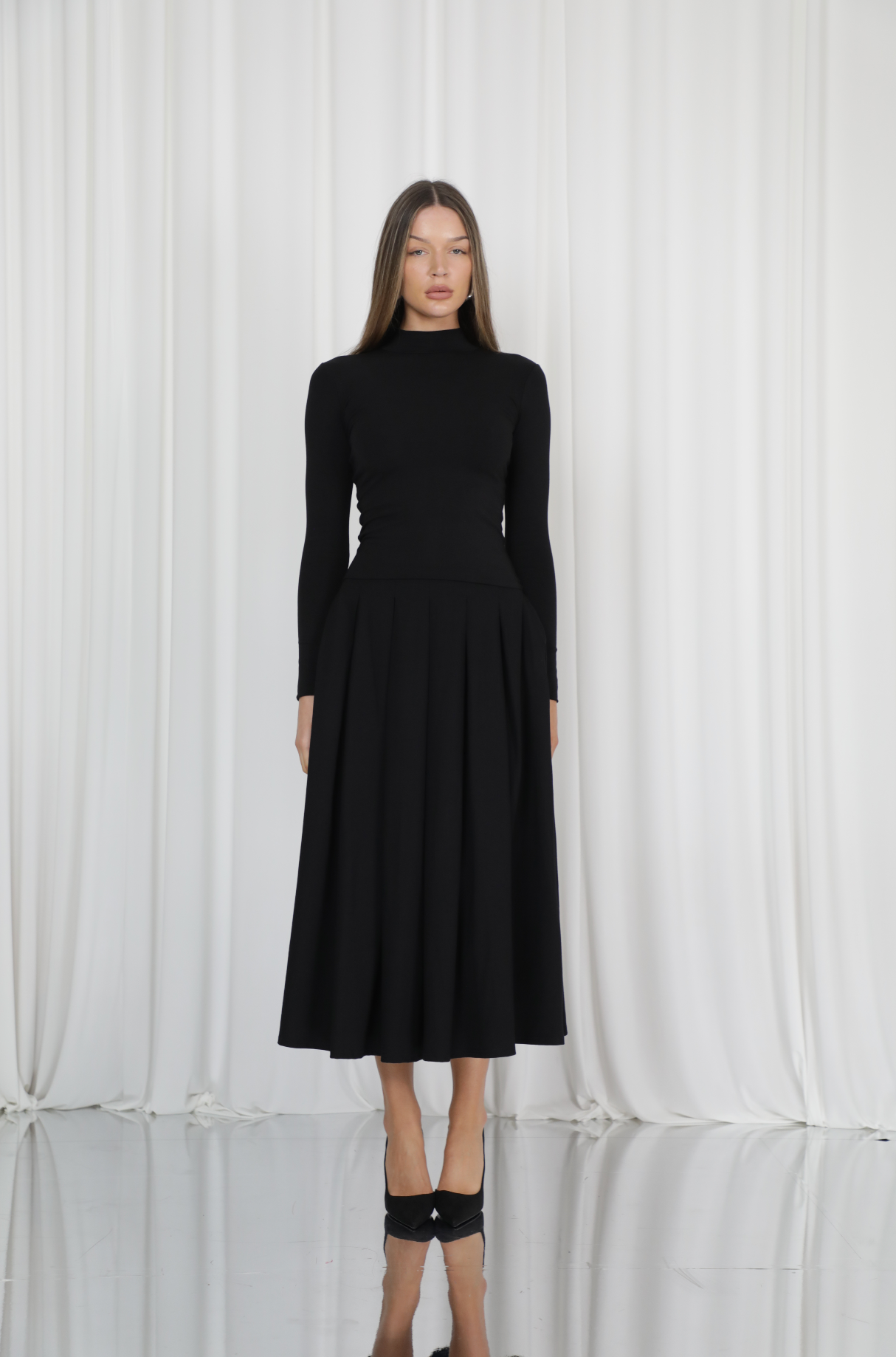 Fletcher Pleated Skirt