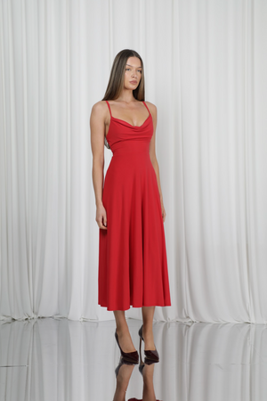 Lulah Drape Maxi Dress