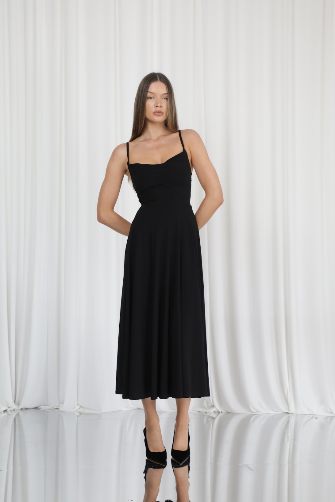 Lulah Drape Maxi Dress