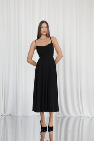 Lulah Drape Maxi Dress