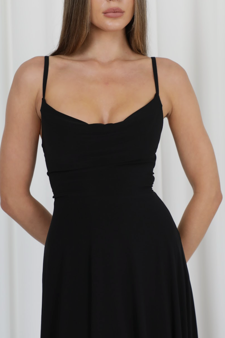 Lulah Drape Maxi Dress