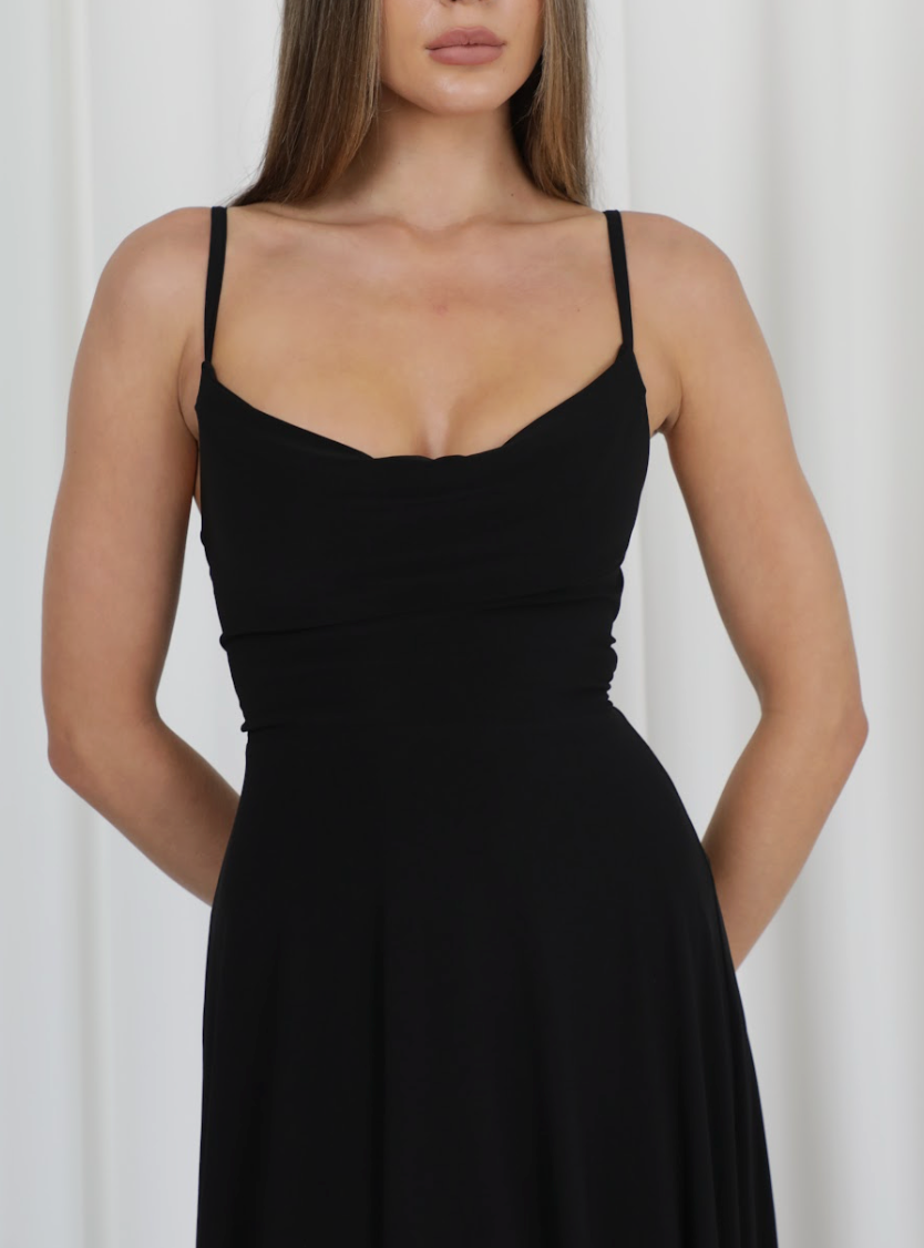 Lulah Drape Maxi Dress