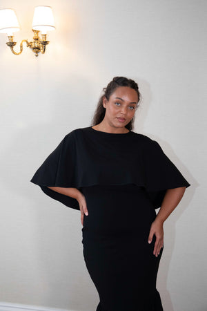 Short Drape Cape