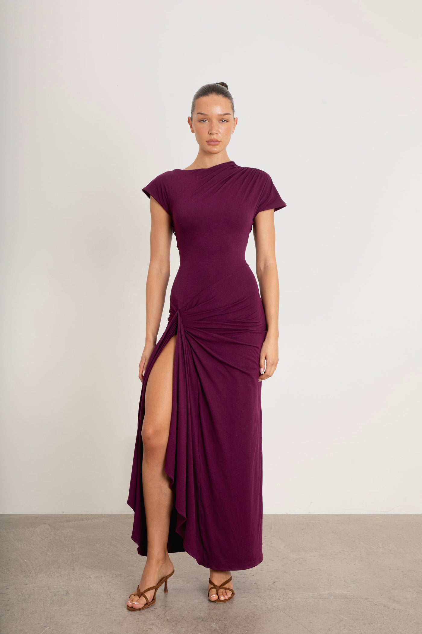 Venus Draped Maxi Dress