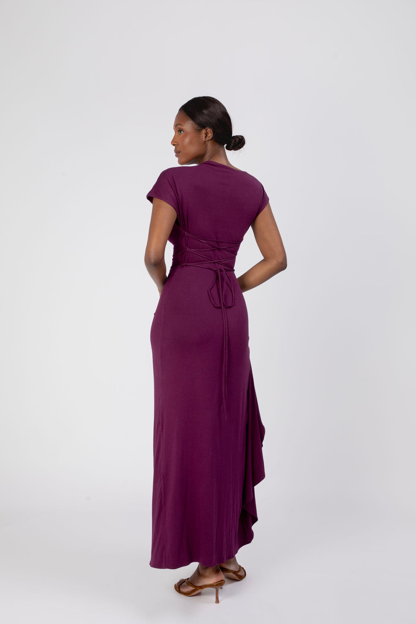 Venus Draped Maxi Dress