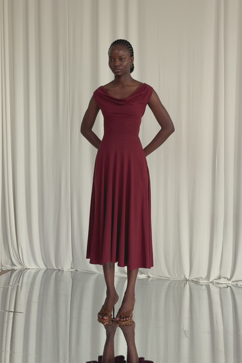 Lily Asymmetric Drop Waist Mini Dress