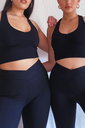 Bamboo Trousers with V-Front