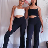 Bamboo Trousers with V-Front - Petite Length