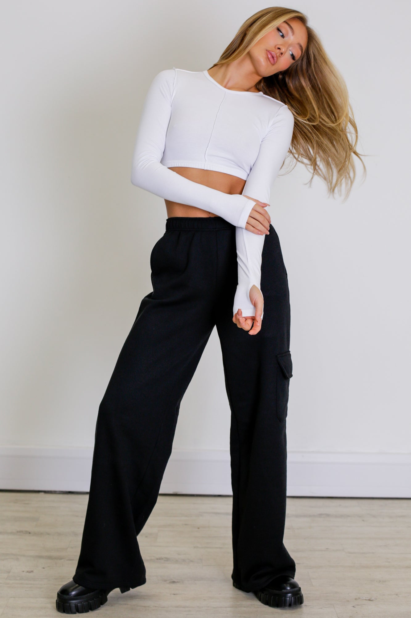 Expose Seam Crop Top