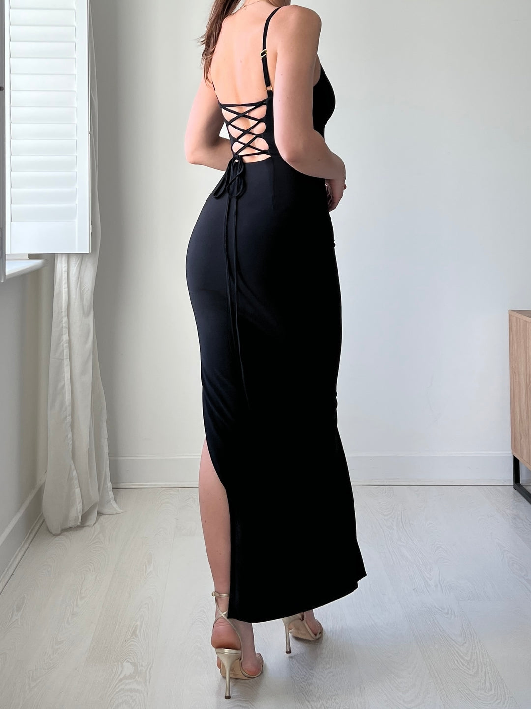 NEYMA LONG SLEEVE MAXI DRESS main image 1