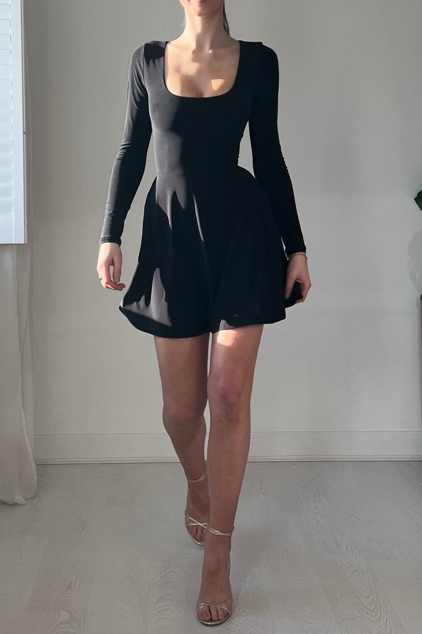 Rene Reversible Mini Dress in Recycled ITY