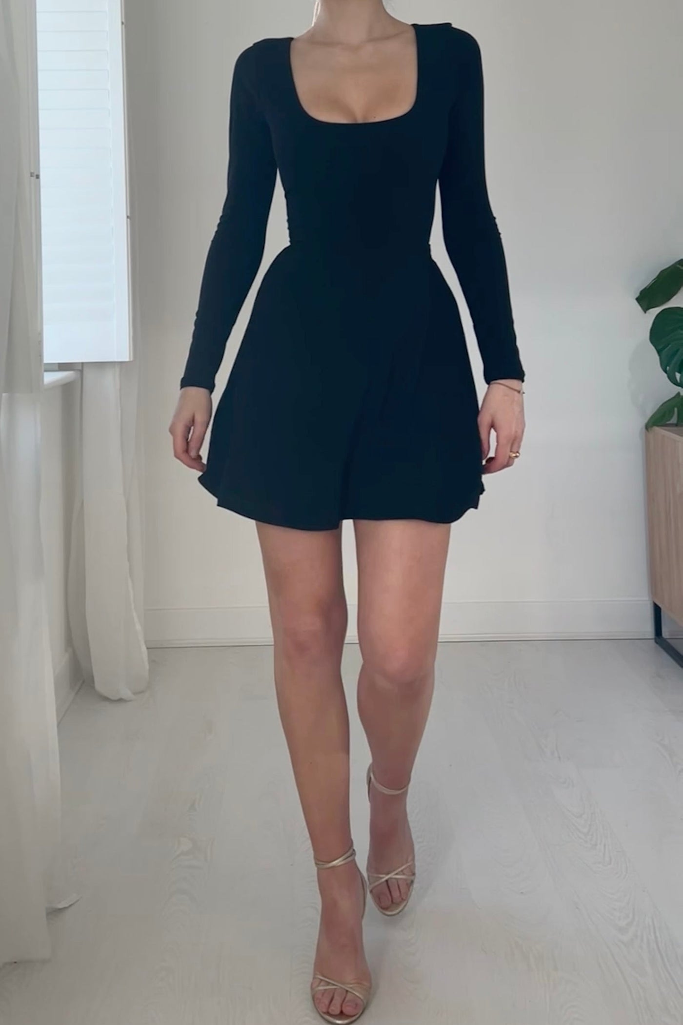 Rene Reversible Mini Dress in Organic Bamboo