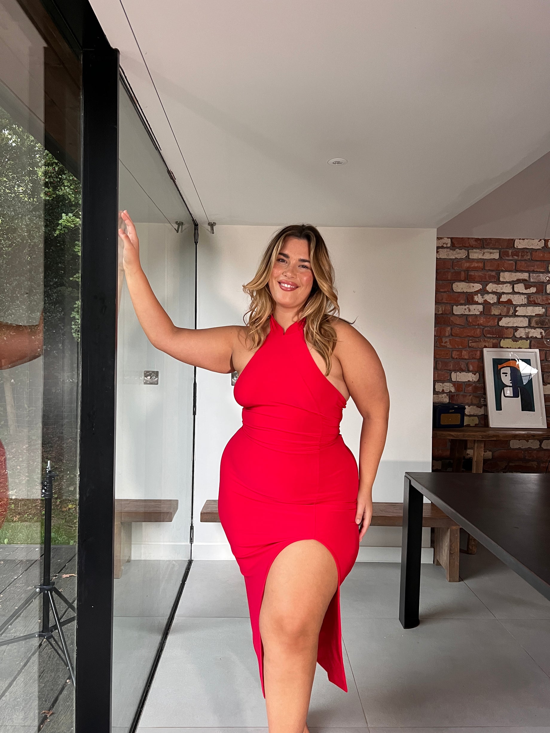 Midi Dresses Black, White & Red Midi Dresses AYM Studio