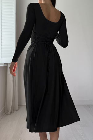 Iris Midi Dress in Organic Bamboo